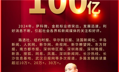 2024年全網(wǎng)點擊流量超100億??！金航標(biāo)和薩科微引全球1000+家主流新聞媒體爭相報道?。ㄋ_科微12月31日芯聞）